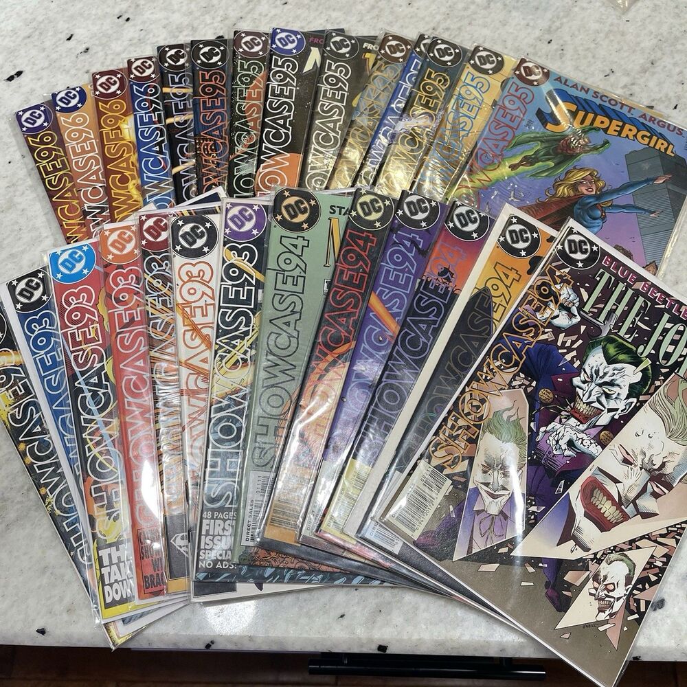 Showcase 93 94 95 96 DC Comic Book series from 1990s Catwoman Robin Joker Lot 27